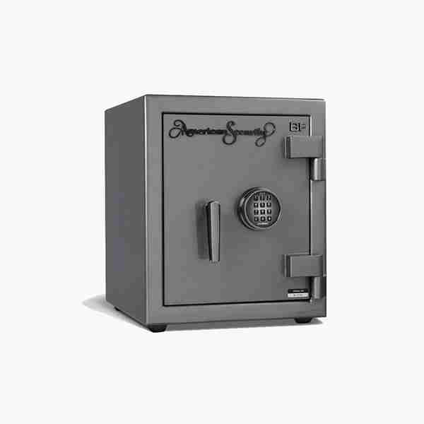 AMSEC BF1512 Burglary & Fire Rated Safe with U.L. Listed Group II Number Lock and Auxiliary Manual Turn-Handle Relock