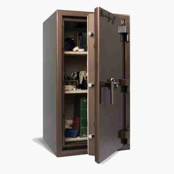 AMSEC BF3416 Residential Fire Rated Burglary Safe with Combination Lock and Auxiliary Manual Turn-Handle Relock