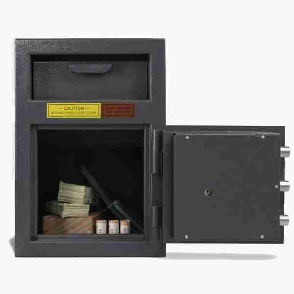 AMSEC DSF2014K Front Loading Deposit Safe with U.L. Listed Key-Lock