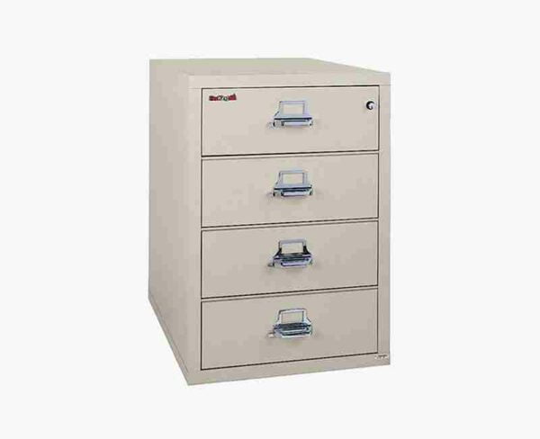 FireKing 4-2536-C Fire Card and Note Filing System Cabinet with Key Lock