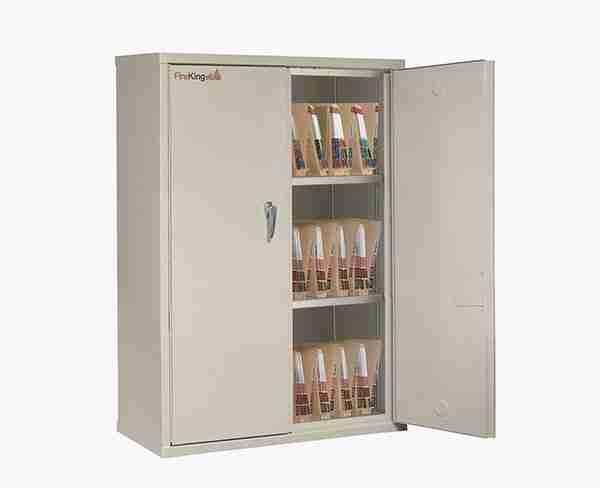 FireKing CF4436-MD Storage Cabinet with End Tab Filing with Modeco High Security Key Lock