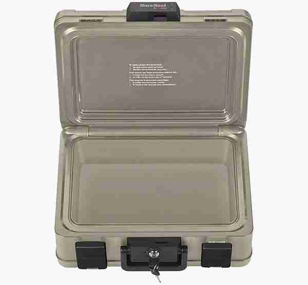 FireKing SS103 SureSeal Waterproof and Fireproof Chest with Dual Compression Latches and Handle