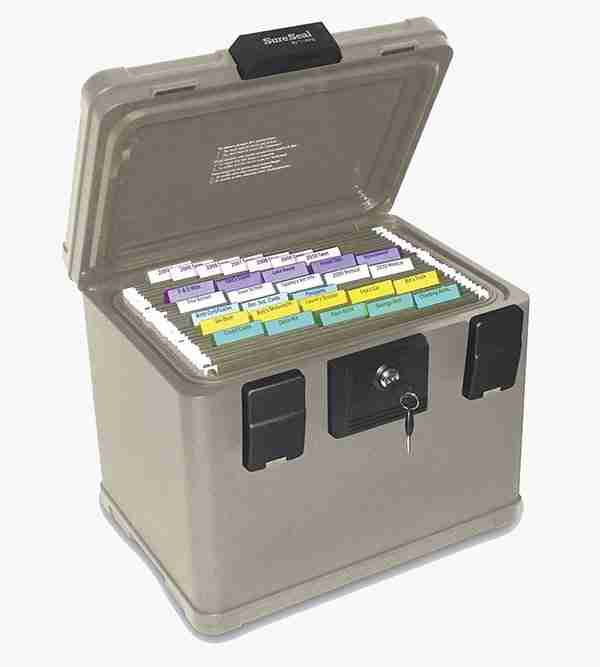 FireKing SS106 SureSeal 30-Minute Fire Case with Dual Compression Latches