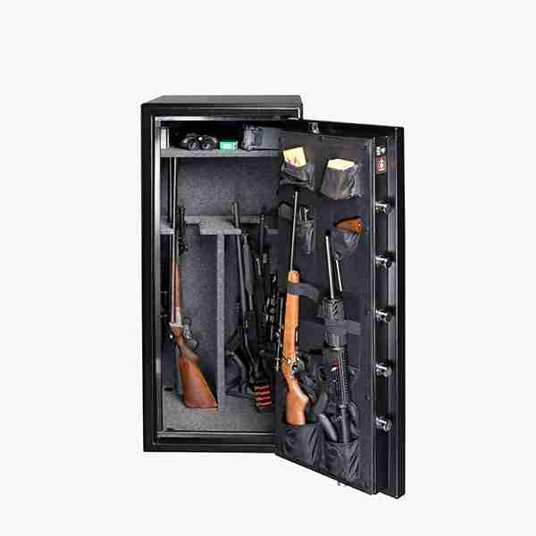 Gardall BGF6024 Fire Lined Burglar Gun Safe Open Swith Dial Combination Lock and Key Locking Dial