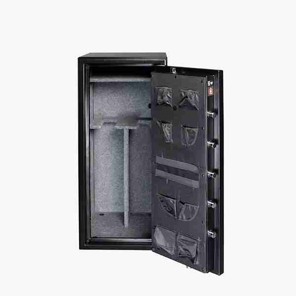 Gardall BGF6024 Fire Lined Burglar Gun Safe Shelf with Dial Combination Lock and Key Locking Dial