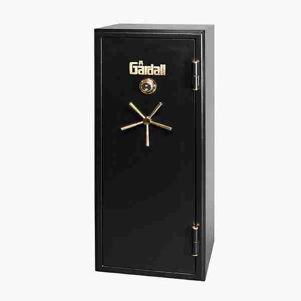 Gardall BGF6024 Fire Lined Burglar Gun Safe with Dial Combination Lock and Key Locking Dial