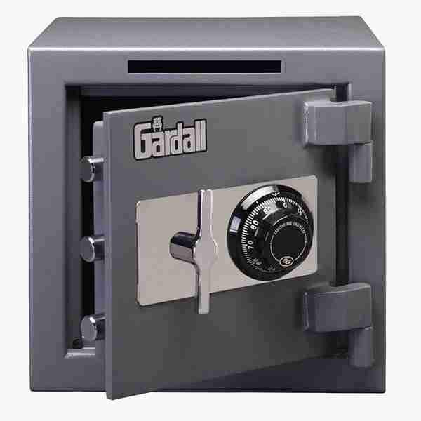 Gardall LCS1414-G-C Front Load Drop Slot Burglar Safe with Dial Combination Lock