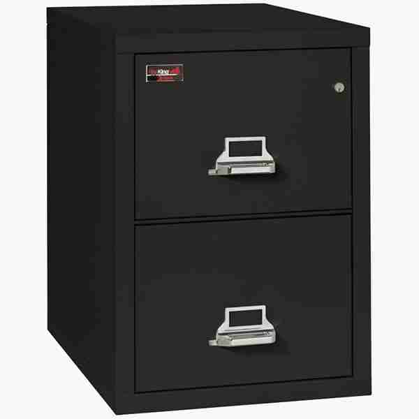 FireKing 2-1929-2 Two-Hour Vertical Fire File Cabinet with Medeco High-Security Key Lock