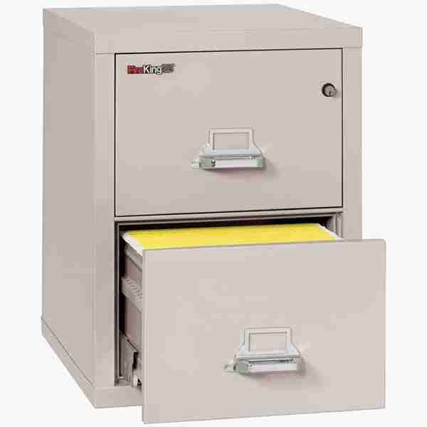 FireKing 2-2125-C Fire File Cabinet with Medeco High-Security Key Lock