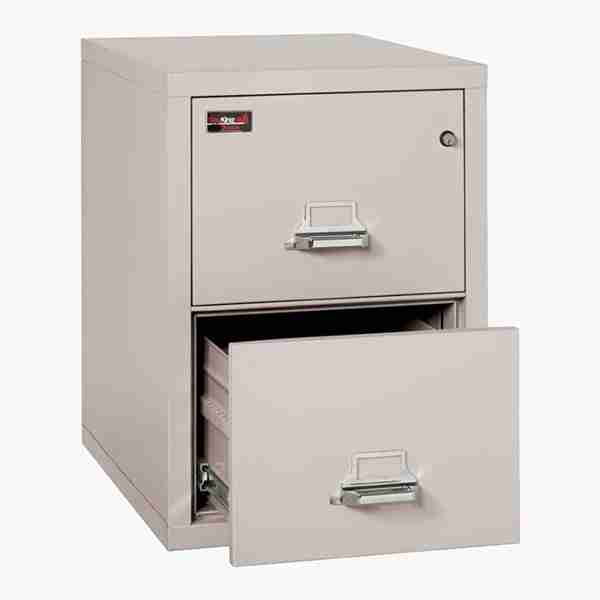 FireKing 2-2130-2 Two-Hour Vertical Fire File Cabinet with Medeco High-Security Key Lock