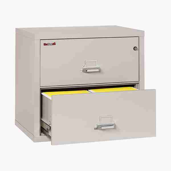 FireKing 2-3122-C Lateral Fire File Cabinet with Medeco High-Security Key Lock