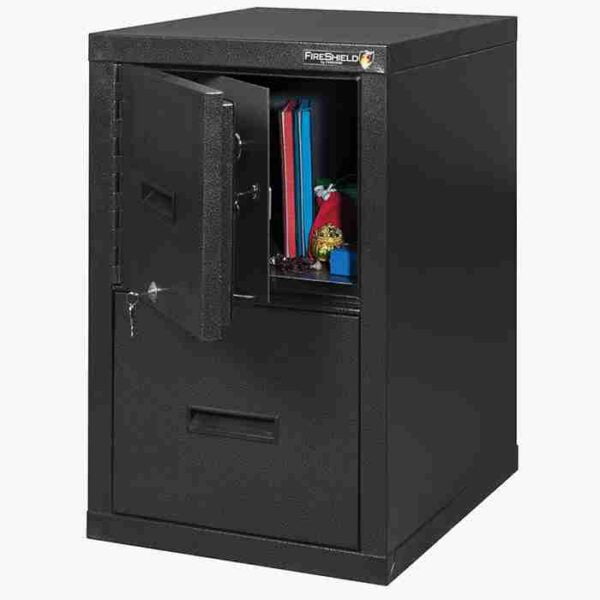 FireKing 2S1822-DDSSF Safe-In-A-File Cabinet Black Stone with Camlock