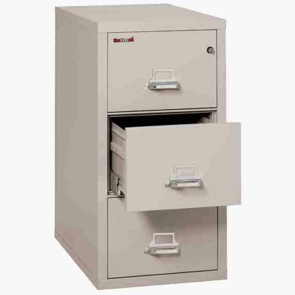 FireKing 3-1831-C Vertical Fire File Cabinet with Medeco High-Security Key Lock