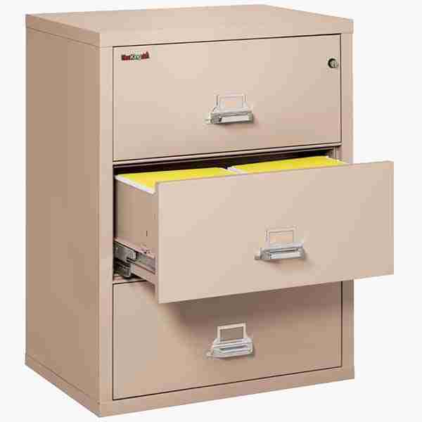 FireKing 3-3122-C Fire File Cabinet with Medeco High-Security Key Lock