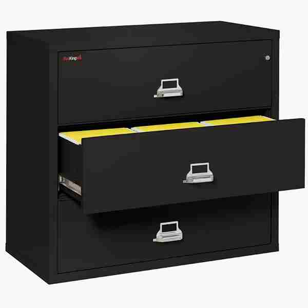 FireKing 3-4422-C Lateral Fire File Cabinet with Medeco High-Security Key Lock