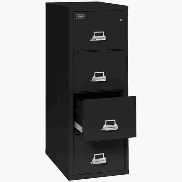 FireKing 4-1956-2 Two-Hour Vertical Fire File Cabinet with Medeco High-Security Key Lock