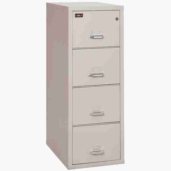 FireKing 4-1956-2 Two-Hour Vertical Fire File Cabinet with Medeco High-Security Key Lock