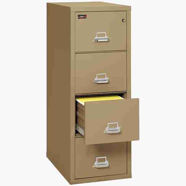 FireKing 4-2157-2 Two Hour Fire File Cabinet with Medeco High-Security Key Lock