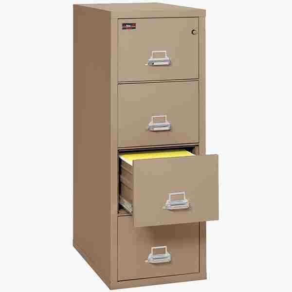 FireKing 4-2157-2 Two Hour Fire File Cabinet with Medeco High-Security Key Lock