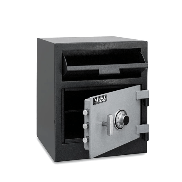 Mesa MFL2118C Cash Management Depository Safe with Dial Combination Lock