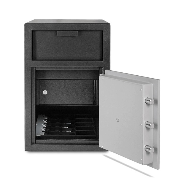 Mesa MFL25CILK Cash Management Depository Safe with Dial Combination Lock