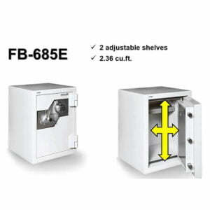 Hollon FB-685C 2 Hour Fire and Burglary Safe with Dial Combination Lock
