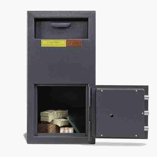 AMSEC DSF2714K Front Loading Deposit Safe with Dual Key Locks