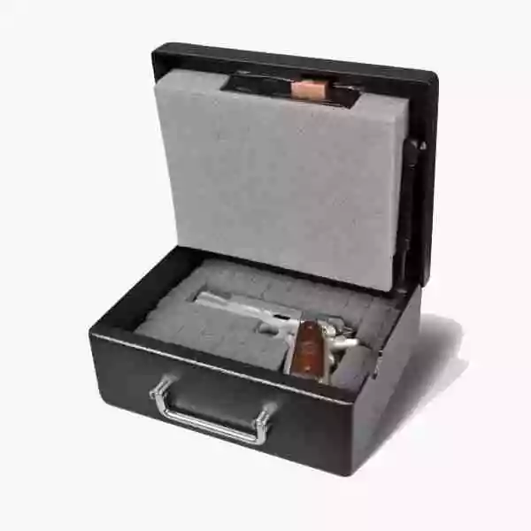 AMSEC PS1210HD Handgun & Pistol Safe with Mechanical Push Button Lock