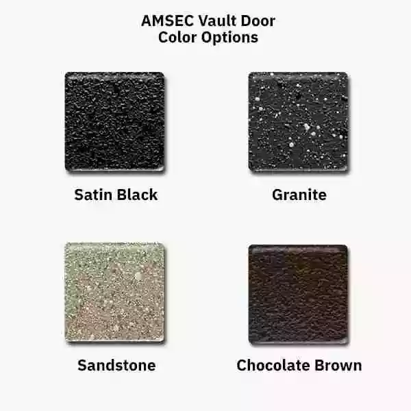 AMSEC Vault Door Textured Color Options
