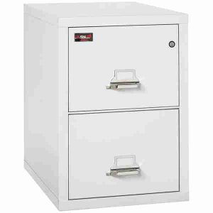 FireKing 2-1929-2 File Cabinet 2 Hour Fire with Medeco High Security Lock in Arctic White Color