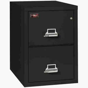 FireKing 2-1929-2 File Cabinet 2 Hour Fire with Medeco High Security Lock in Black Color