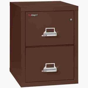 FireKing 2-2125-C Fire Rated Vertical File Cabinet with Medeco High Security Lock in Brown Color
