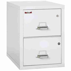 FireKing 2-2131-CSF Safe In A File Cabinet with High Security Medeco Lock in Arctic White Color