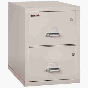 FireKing 2-2131-CSF Safe In A File Cabinet with High Security Medeco Lock in Platinum Color