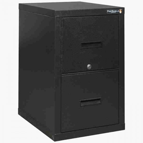 FireKing 2S1822-DDSSF Safe-In-A-File Cabinet with Camlock Security in Black Stone Color