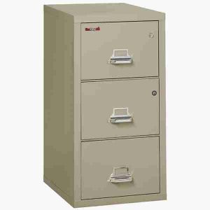 FireKing 3-2131-CSF Safe In A File Cabinet with High Security Medeco Lock in Pewter Color