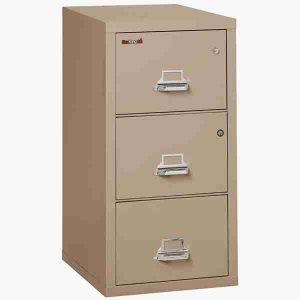 FireKing 3-2131-CSF Safe In A File Cabinet with High Security Medeco Lock in Taupe Color