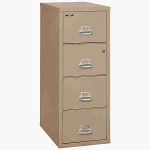 FireKing 4-2131-CSF Safe In A File Cabinet with High Security Medeco Lock in Taupe Color