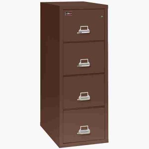 FireKing 4-2157-2 Two Hour Fire File Cabinet with Medeco High Security Lock in Brown Color