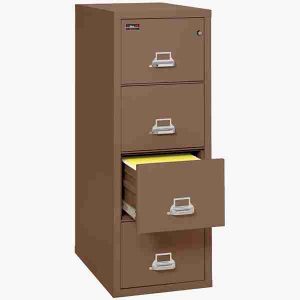 FireKing 4-2157-2 Two Hour Fire File Cabinet with Medeco High Security Lock in Tan Color