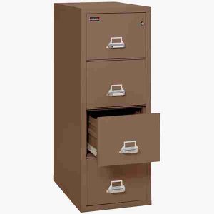 FireKing 4-2157-2 Two Hour Fire File Cabinet with Medeco High Security Lock in Tan Color