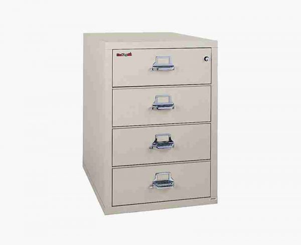 FireKing 4-2536-C Fire Card and Note Filing System Cabinet with Key Lock Security
