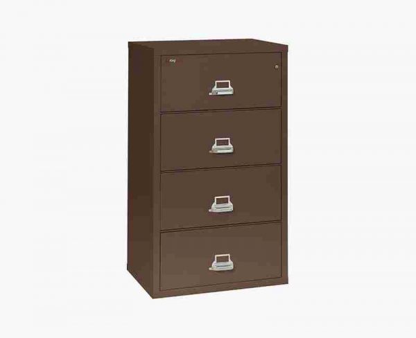 FireKing 4-3122-C Lateral Fire Rated File Cabinet in Brown Color