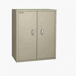 FireKing CF4436-MD Storage Cabinet with End Tab Filing with Medeco High Security Lock