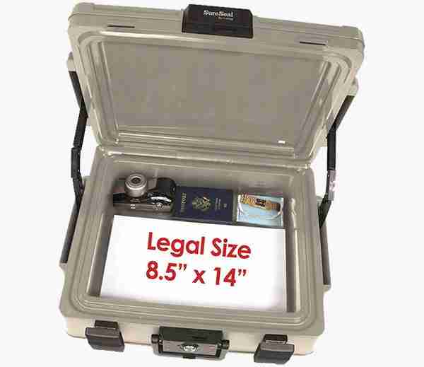 FireKing SS104 SureSeal One-Hour Fire Case with Key Operated Lock