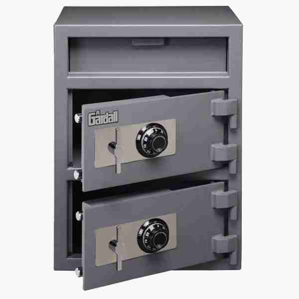 Gardall LCF2820-G-C Double Door Depository Safe with Dual Dial Combination Locks