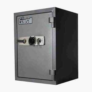 Gardall SS2517CK Two-Hour Fire-Rated Record Safe with Mechanical Dial Combination and Key Lock