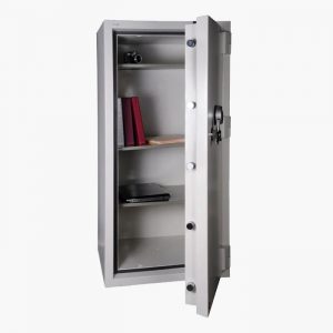 Hollon FB-1505E Fire and Burglary Safe with Electronic Lock and Adjustable Shelves