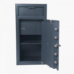 Hollon FD-4020CILK Depository Safe with Inner Locking Compartment and a UL Listed Group 2 Combination Dial Lock.
