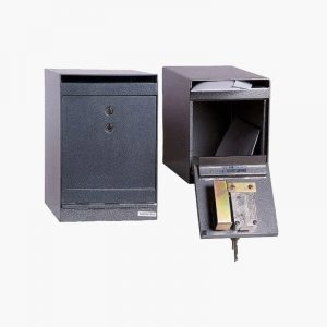 Hollon HDS-03K Under Counter Safe with Dual Key Deposit Lock